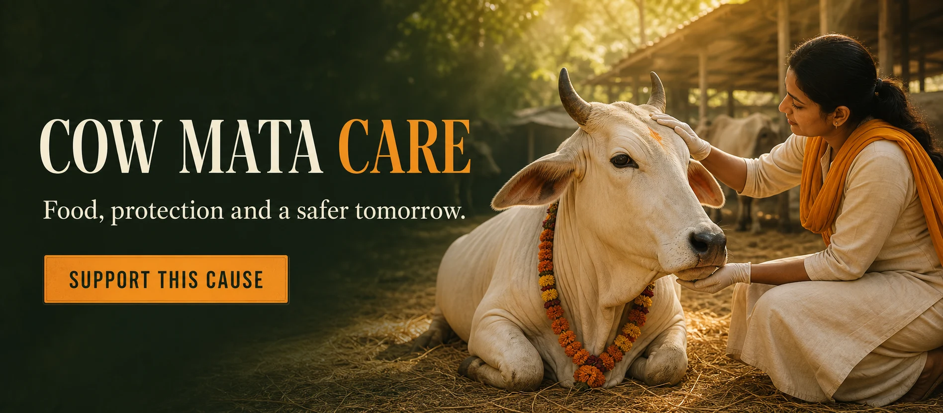 Cow Mata Care — Food, protection and a safer tomorrow. Support this cause.